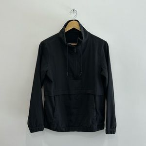 Lululemon Packable half zip pullover. Size 6, Black.